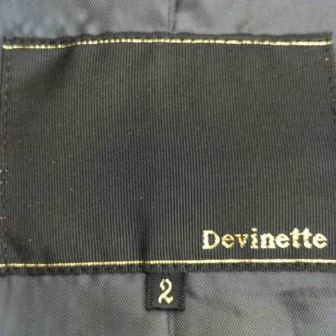 アバハウスドゥヴィネット abahouse devinette シープレザー シングルライダースジャケット レディース JPN:2