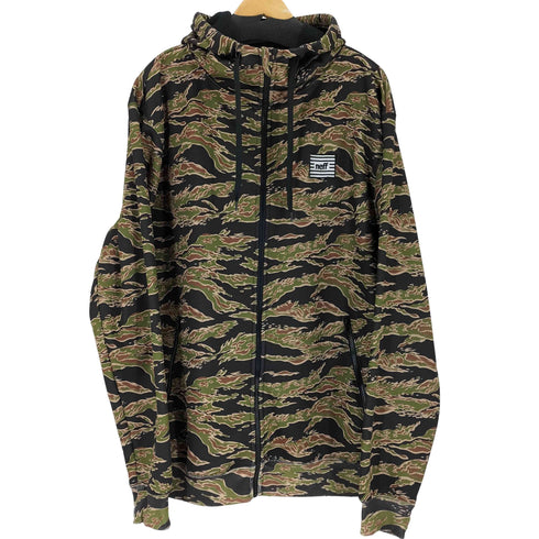 neff SHREDDER 裏フリースカモ柄ジップパーカー メンズ JPN:L