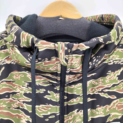 neff SHREDDER 裏フリースカモ柄ジップパーカー メンズ JPN:L
