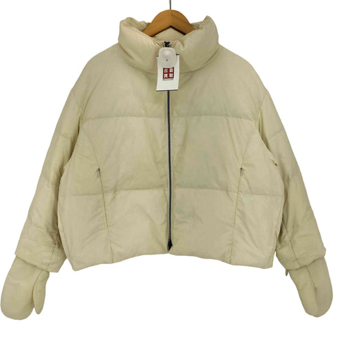 hwyl 手袋付 2way クロップドショートダウンジャケット レディース 02