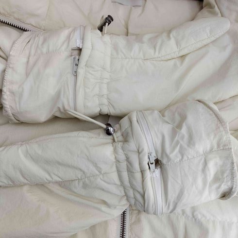 hwyl 手袋付 2way クロップドショートダウンジャケット レディース 02