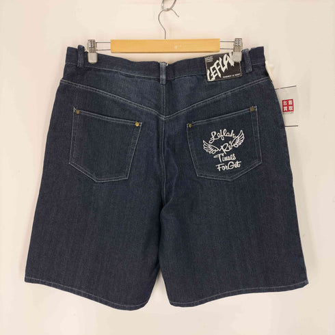 レフラー Leflah インディゴバギーデニムショーツ メンズ XXL