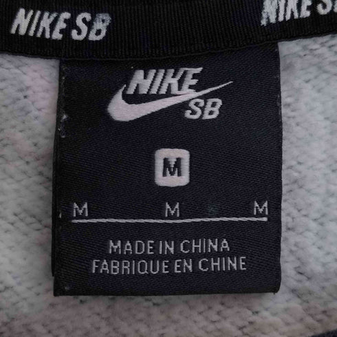 ナイキスケートボーディング NIKE SB 総柄 裏起毛 クルーネック スウェット メンズ JPN:M