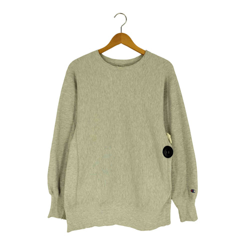 チャンピオン Champion 90S 刺繍タグ 目無し REVERSEWEAVE クルーネックスウェット メンズ import:L