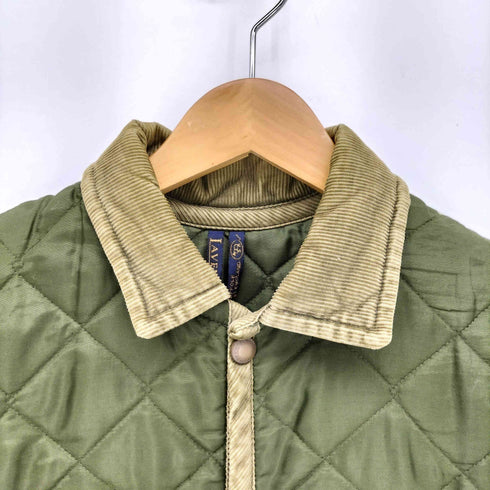 ラベンハム LAVENHAM 英国製 コーデュロイパイピング キルティングジャケット レディース 36