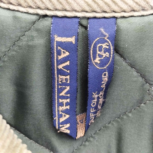 ラベンハム LAVENHAM 英国製 コーデュロイパイピング キルティングジャケット レディース 36