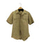ユーエスアーミー U.S. ARMY SHIRT ATN チェーンステッチ コットンカーキシャツ メンズ MEDIUM