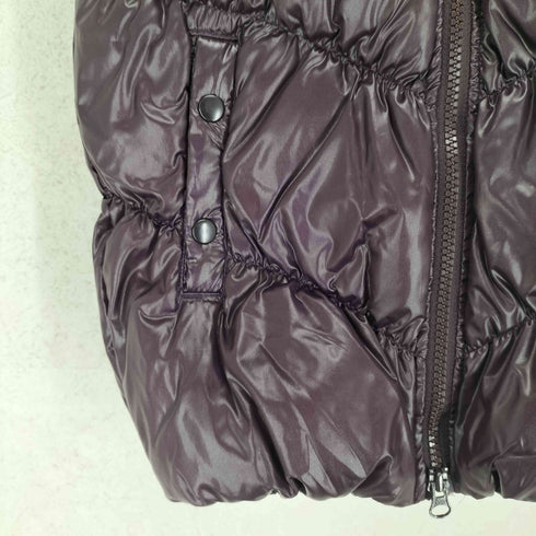 ギャップ Gap Y2K 平成 光沢 フードファー ダウンベスト レディース XXS