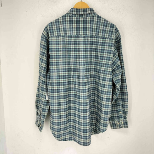 ギャップ Gap 90s OLD 香港製 紺タグ コットン チェック ボタンダウンシャツ メンズ import:XL