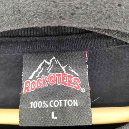 ROCK TEES 両面プリントクルーネックTシャツ メンズ L