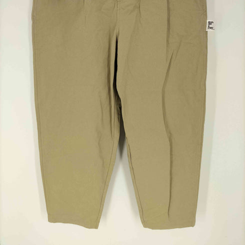 BELLKENIDEA ロゴパッチ ワイドシルエット テーパードイージーパンツ メンズ XL