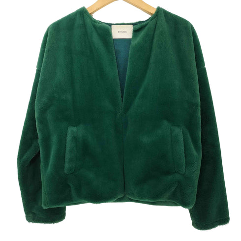 エモダ EMODA 短丈 フェイクファー ジャケット レディース FREE