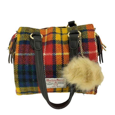 ハリスツイード Harris Tweed チェック柄 トートバッグ レディース