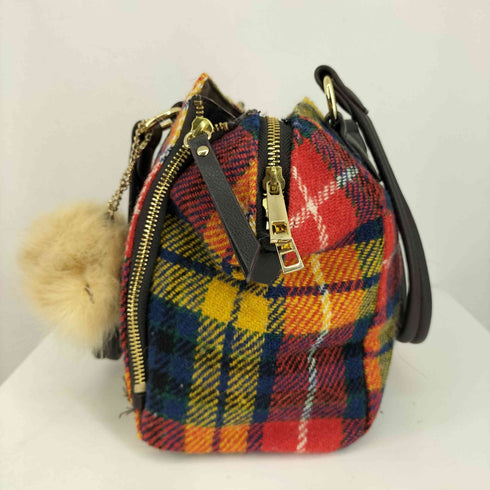 ハリスツイード Harris Tweed チェック柄 トートバッグ レディース