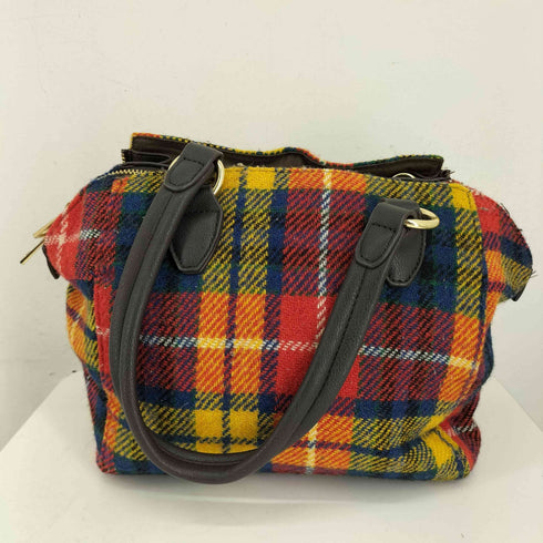 ハリスツイード Harris Tweed チェック柄 トートバッグ レディース