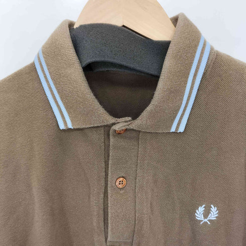 フレッドペリー FRED PERRY フロントボタン 半袖 ポロシャツ メンズ 36
