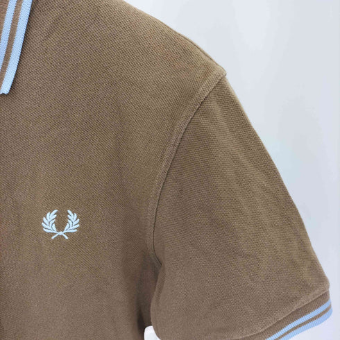 フレッドペリー FRED PERRY フロントボタン 半袖 ポロシャツ メンズ 36