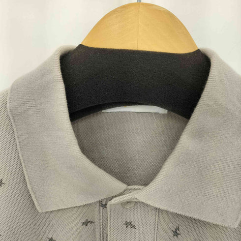 アベイシングエイプ A BATHING APE 星柄 プリント 半袖 ポロシャツ メンズ L