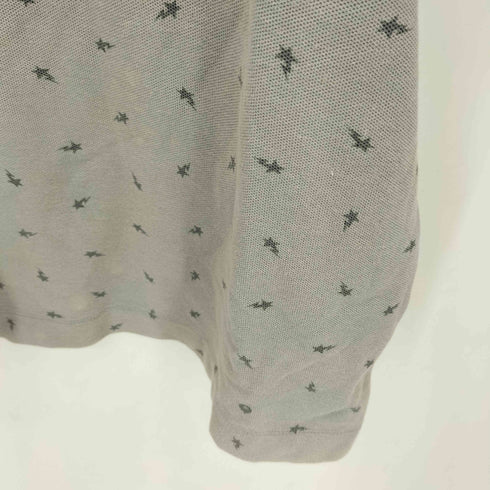 アベイシングエイプ A BATHING APE 星柄 プリント 半袖 ポロシャツ メンズ L