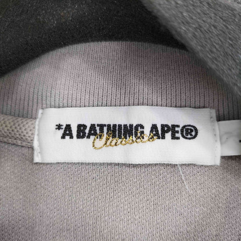アベイシングエイプ A BATHING APE 星柄 プリント 半袖 ポロシャツ メンズ L