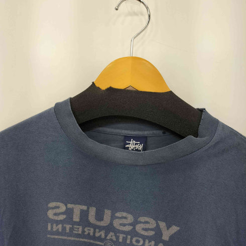 ステューシー Stussy 90s USA製 OLD プリントクルーネックTシャツ メンズ M