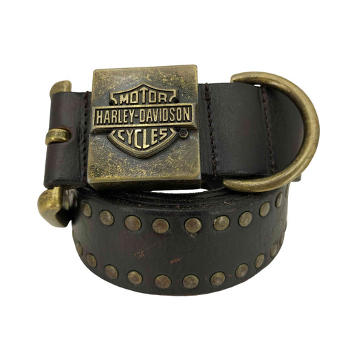ハーレーダビッドソン HARLEY-DAVIDSON 本革 スタッズ ベルト レディース