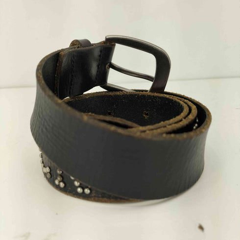 ロデオクラウンズ RODEO CROWNS ロゴ スタッズ レザー ベルト メンズ
