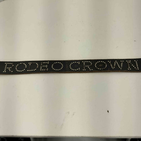 ロデオクラウンズ RODEO CROWNS ロゴ スタッズ レザー ベルト メンズ