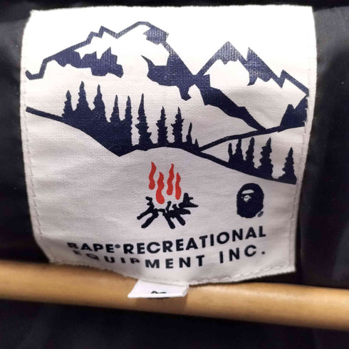 アベイシングエイプ A BATHING APE Giant purple camo カモフラ ダウンジャケット メンズ JPN:M