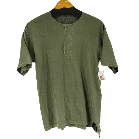 ナイジェルケーボン NIGEL CABOURN 50s HENLEY NECK SHIRT PIGMENT-DYE メンズ EUR:48
