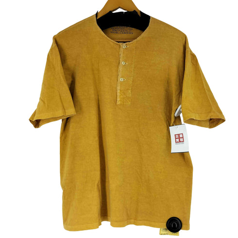 ナイジェルケーボン NIGEL CABOURN 50s HENLEY NECK SHIRT PIGMENT-DYE メンズ EUR:48