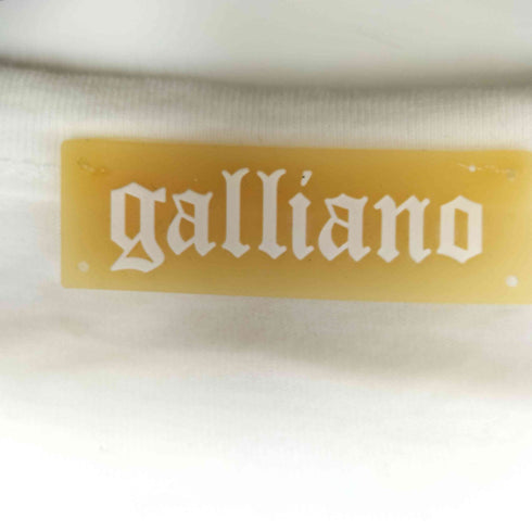 ジョンガリアーノ JOHN GALLIANO 刺繍デザインS/S Tシャツ メンズ import:XS
