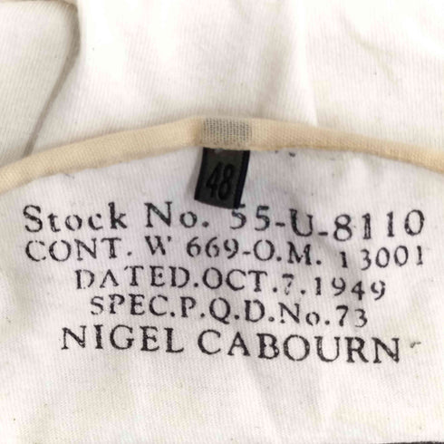 ナイジェルケーボン NIGEL CABOURN 50s HENLEY NECK SHIRT メンズ EUR:48