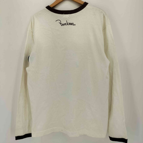 アベイシングエイプ BAPE by A BATHING APE 大猿ロゴ プリント 迷彩 カモ L/S シャツ メンズ import:L