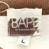 アベイシングエイプ BAPE by A BATHING APE 大猿ロゴ プリント 迷彩 カモ L/S シャツ メンズ import:L