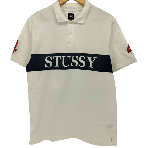 ステューシー Stussy フロント ロゴ S/S ポロシャツ メンズ import:M