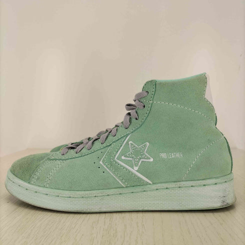 コンバース CONVERSE PRO LEATHER GREEN ハイカットスニーカー レディース JPN:23.5