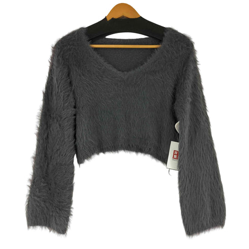 ルエレ Louere クロップド シャギーニット レディース JPN:L