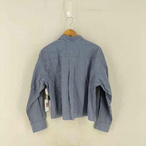 ロクビューティーアンドユースユナイテッドアローズ 6 BEAUTY & YOUTH UNITED ARROWS ストライプ柄 クロップドシャツ レディース