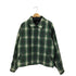 WOOLLYTEC チェック柄 ジップアップブルゾン ジャケット メンズ import:M