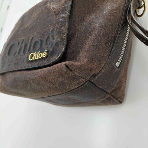クロエ Chloe メタルロゴ ショルダーバッグ Y2K メンズ