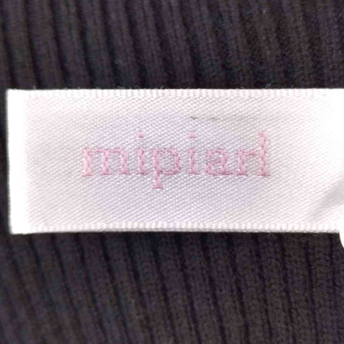 MIPIARL フィンガーホールドレープニットトップス レディース JPN:M