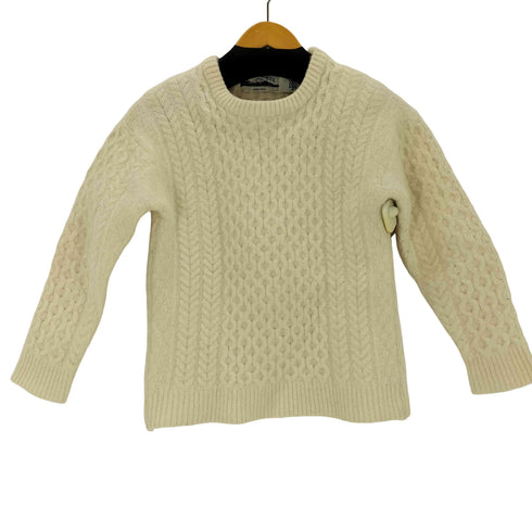 アランクラフト aran crafts 90S アイルランド製 ケーブル編み クルーネックセーター メンズ JPN:M
