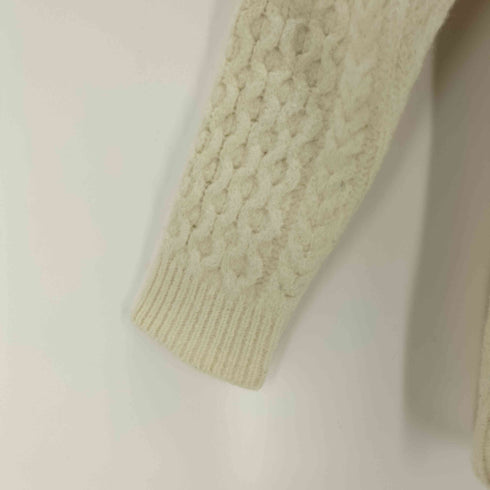 アランクラフト aran crafts 90S アイルランド製 ケーブル編み クルーネックセーター メンズ JPN:M