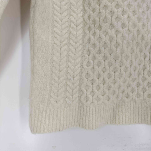 アランクラフト aran crafts 90S アイルランド製 ケーブル編み クルーネックセーター メンズ JPN:M