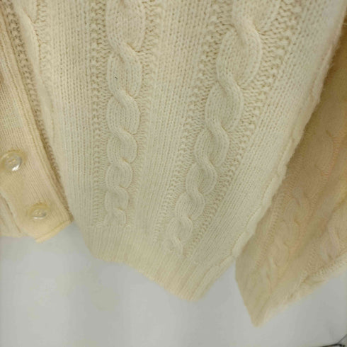 ジャンセン jantzen 70s USA製 ケーブルニット カーディガン メンズ import:M