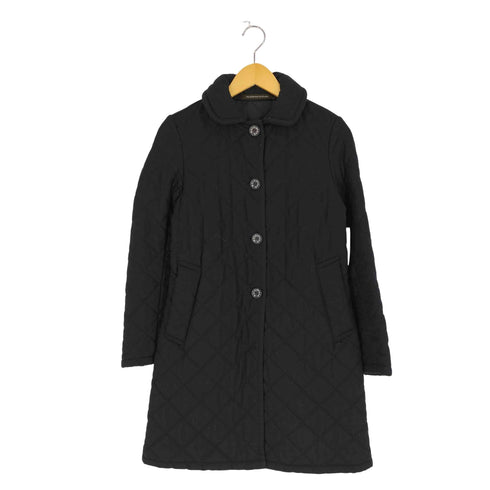 マッキントッシュスコットランド MACKINTOSH SCOTLAND カシミヤ混 ウエストベルト キルティングコート レディース