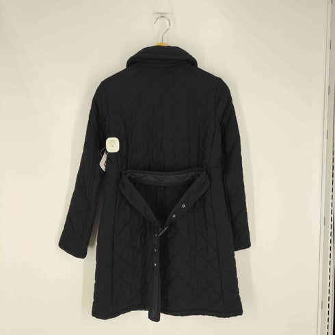 マッキントッシュスコットランド MACKINTOSH SCOTLAND カシミヤ混 ウエストベルト キルティングコート レディース