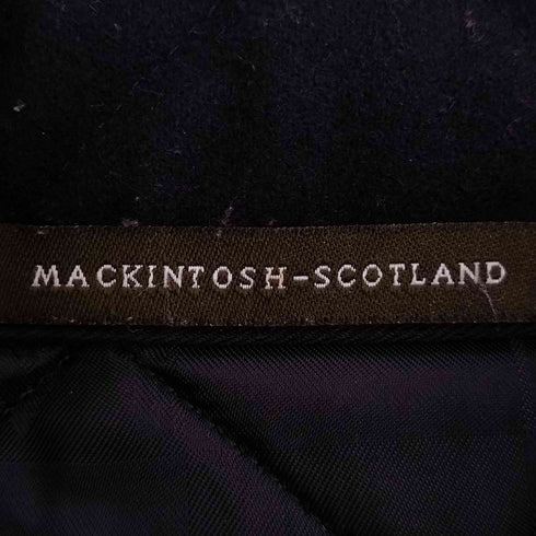 マッキントッシュスコットランド MACKINTOSH SCOTLAND カシミヤ混 ウエストベルト キルティングコート レディース