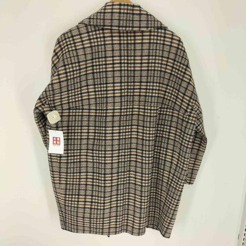ミラオーウェン Mila Owen 21AW フラップポケットハーフ丈コクーン接結コート レディース ONE SIZE